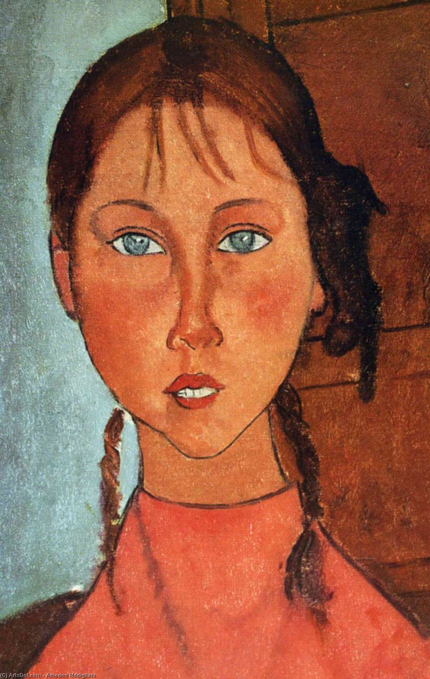 Wikioo.org - The Encyclopedia of Fine Arts - Painting, Artwork by Amedeo Modigliani - untitled (7844)