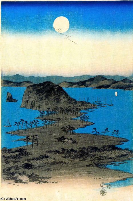Wikioo.org - The Encyclopedia of Fine Arts - Painting, Artwork by Ando Hiroshige - untitled (9935)