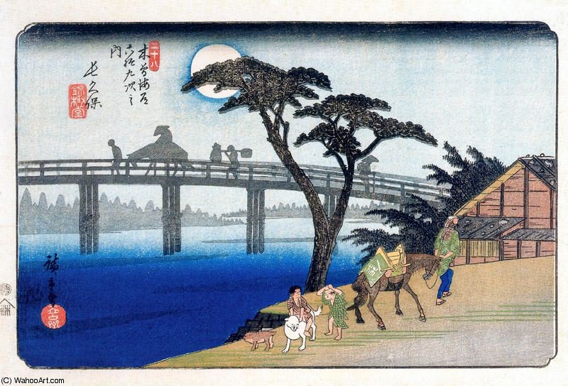 WikiOO.org - אנציקלופדיה לאמנויות יפות - ציור, יצירות אמנות Ando Hiroshige - untitled (8073)