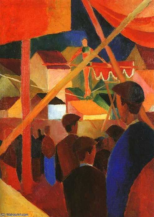 Wikioo.org - The Encyclopedia of Fine Arts - Painting, Artwork by August Macke - untitled (6565)