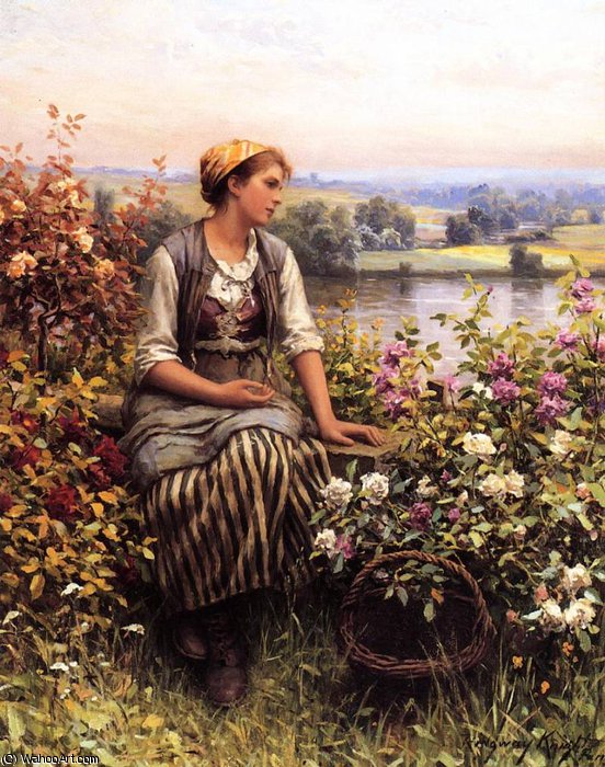 Wikioo.org - The Encyclopedia of Fine Arts - Painting, Artwork by Daniel Ridgway Knight - untitled (8124)