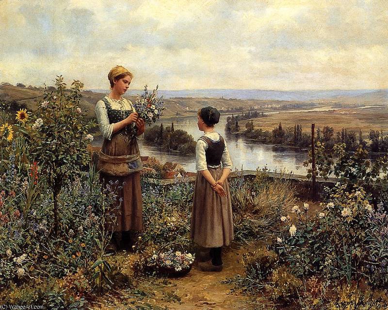 Wikioo.org - The Encyclopedia of Fine Arts - Painting, Artwork by Daniel Ridgway Knight - untitled (3455)