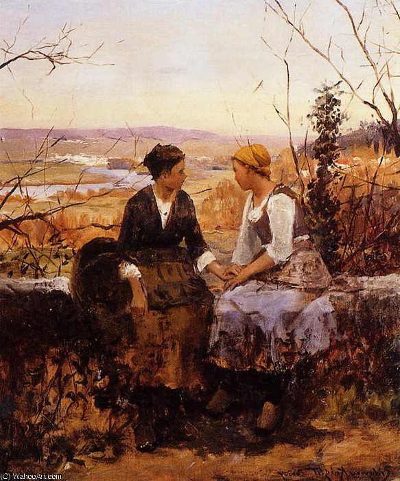 Wikioo.org - The Encyclopedia of Fine Arts - Painting, Artwork by Daniel Ridgway Knight - untitled (6953)