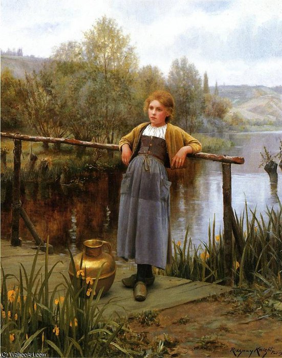 Wikioo.org - The Encyclopedia of Fine Arts - Painting, Artwork by Daniel Ridgway Knight - untitled (8919)