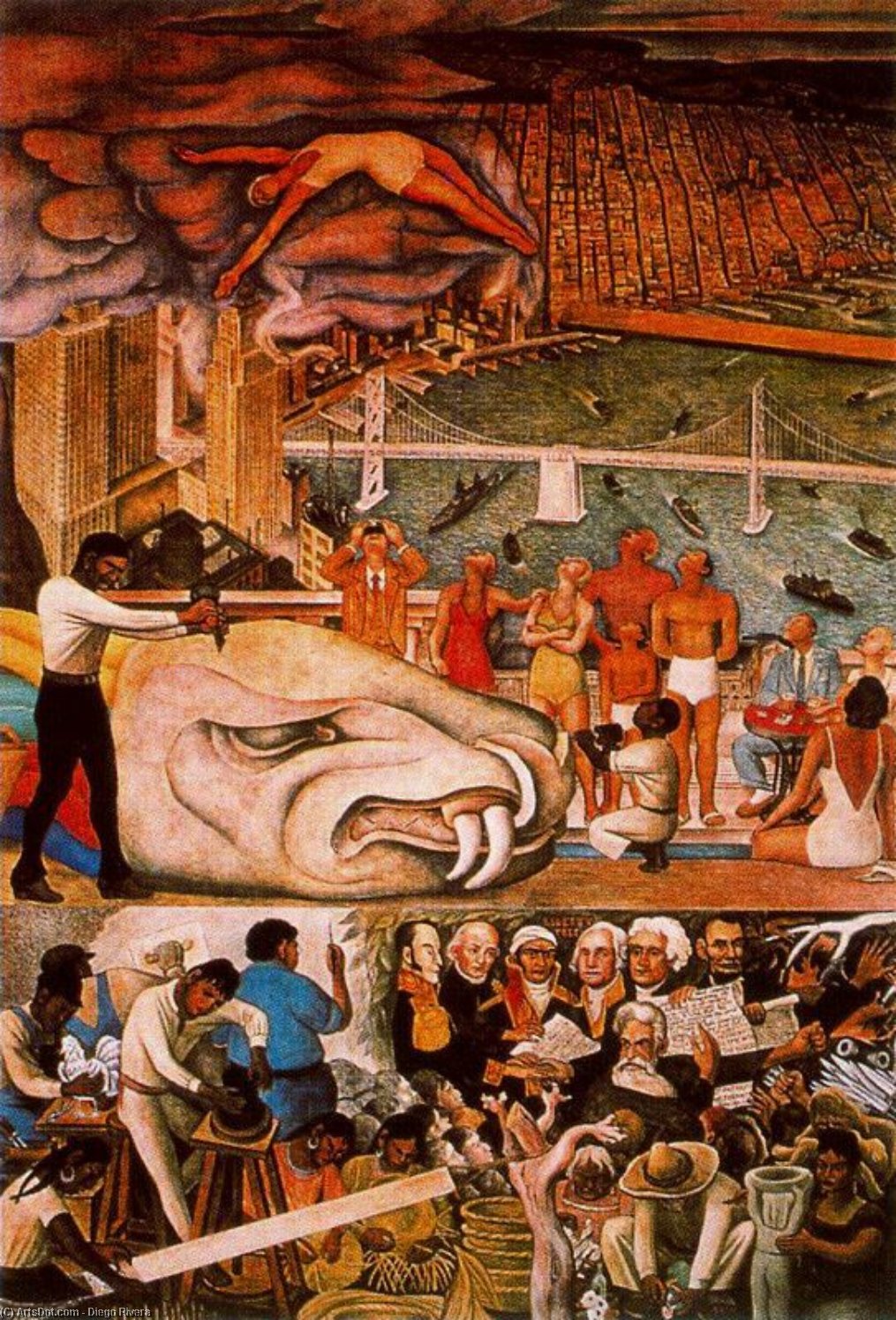 Wikioo.org - The Encyclopedia of Fine Arts - Painting, Artwork by Diego Rivera - untitled (5956)