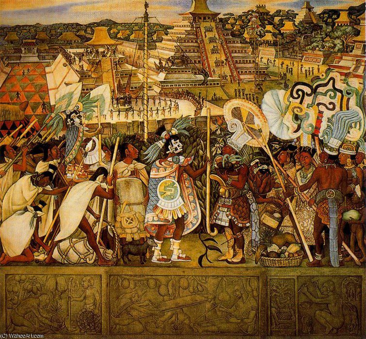 Wikioo.org – La Enciclopedia de las Bellas Artes - Pintura, Obras de arte de Diego Rivera - sin título (7809)
