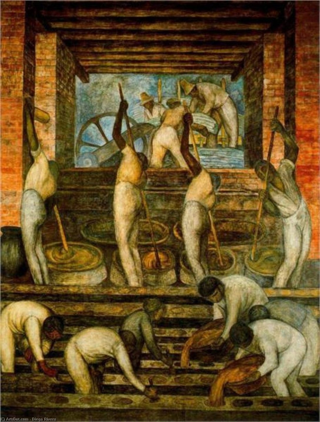Wikioo.org - The Encyclopedia of Fine Arts - Painting, Artwork by Diego Rivera - untitled (2905)