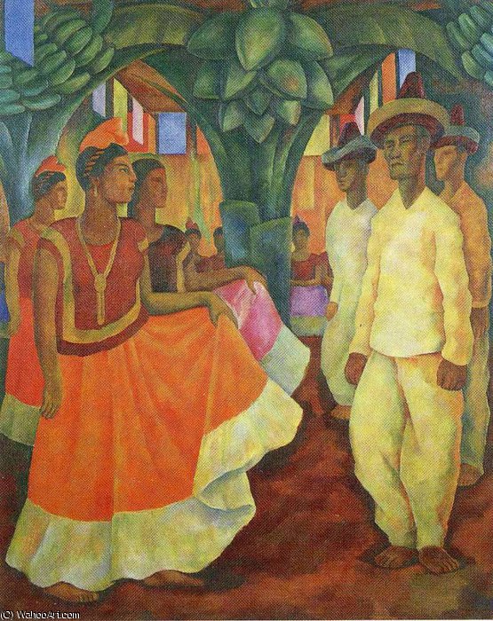 Wikioo.org – La Enciclopedia de las Bellas Artes - Pintura, Obras de arte de Diego Rivera - sin título (13)