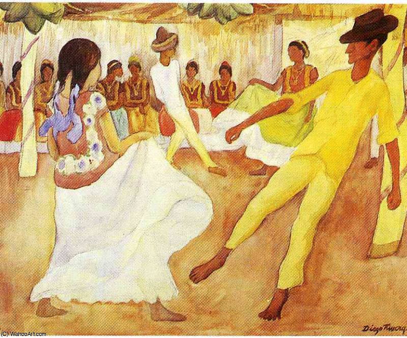 Wikioo.org – L'Encyclopédie des Beaux Arts - Peinture, Oeuvre de Diego Rivera - sans titre (7863)