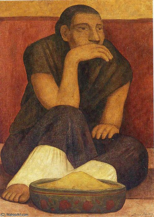 Wikioo.org – La Enciclopedia de las Bellas Artes - Pintura, Obras de arte de Diego Rivera - sin título (3144)