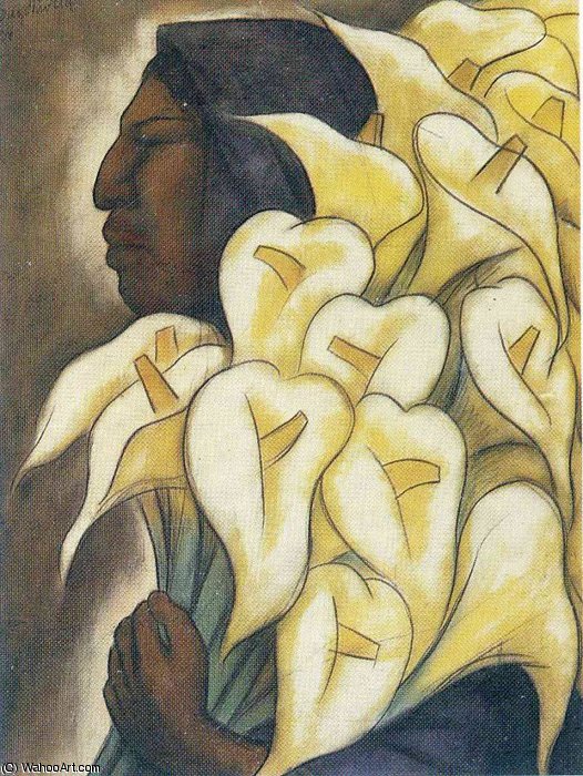 WikiOO.org – 美術百科全書 - 繪畫，作品 Diego Rivera -  无 (8964)