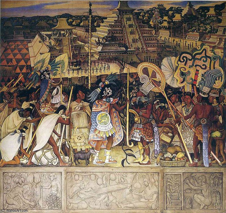 Wikioo.org – L'Encyclopédie des Beaux Arts - Peinture, Oeuvre de Diego Rivera - sans titre (3662)