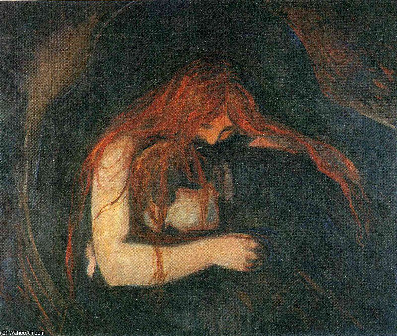 WikiOO.org – 美術百科全書 - 繪畫，作品 Edvard Munch - 无 1774