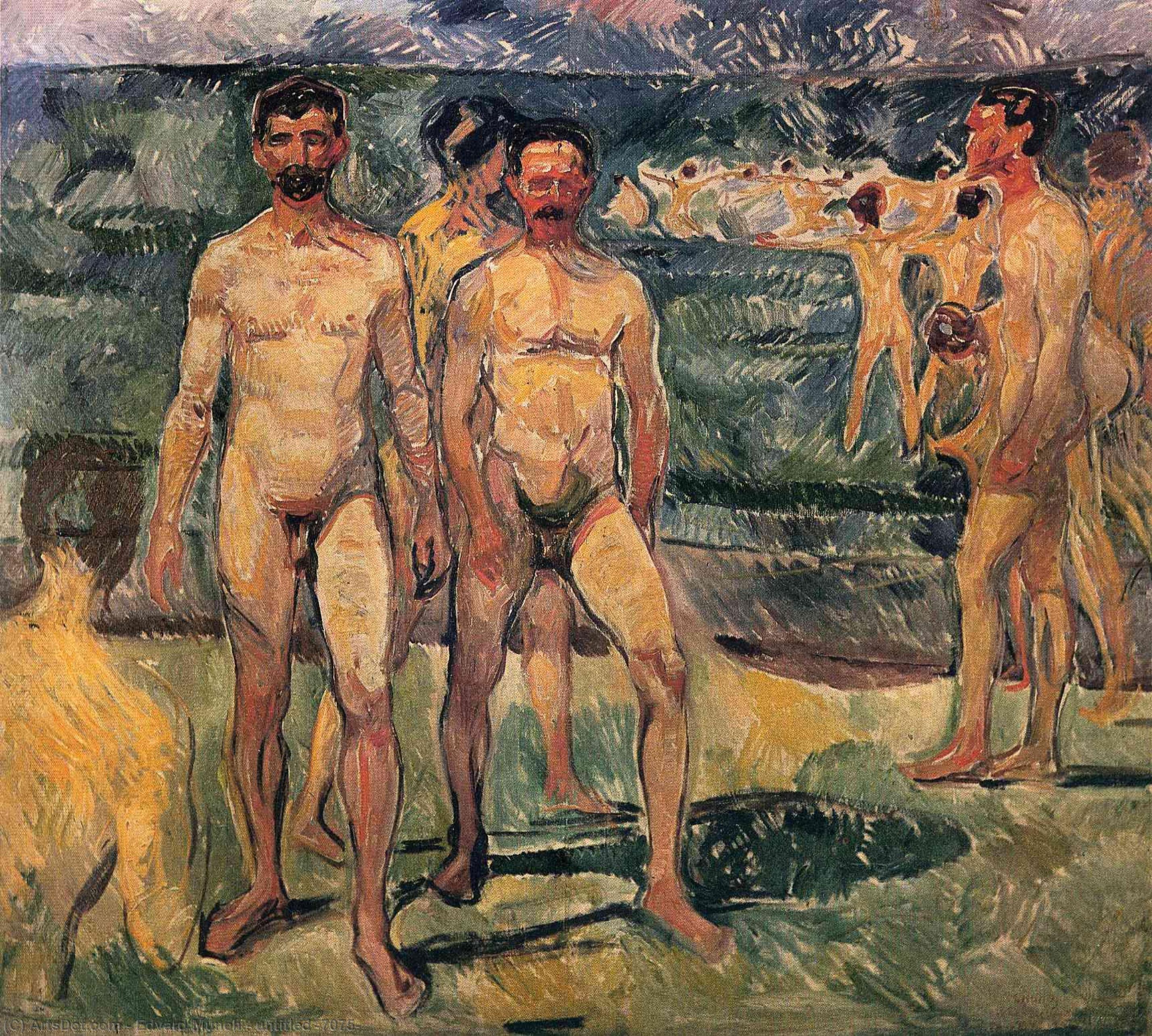 Wikioo.org - สารานุกรมวิจิตรศิลป์ - จิตรกรรม Edvard Munch - untitled (7075)
