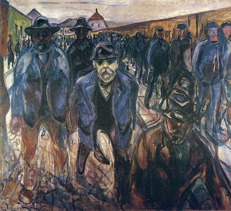 Wikoo.org - موسوعة الفنون الجميلة - اللوحة، العمل الفني Edvard Munch - untitled (7439)