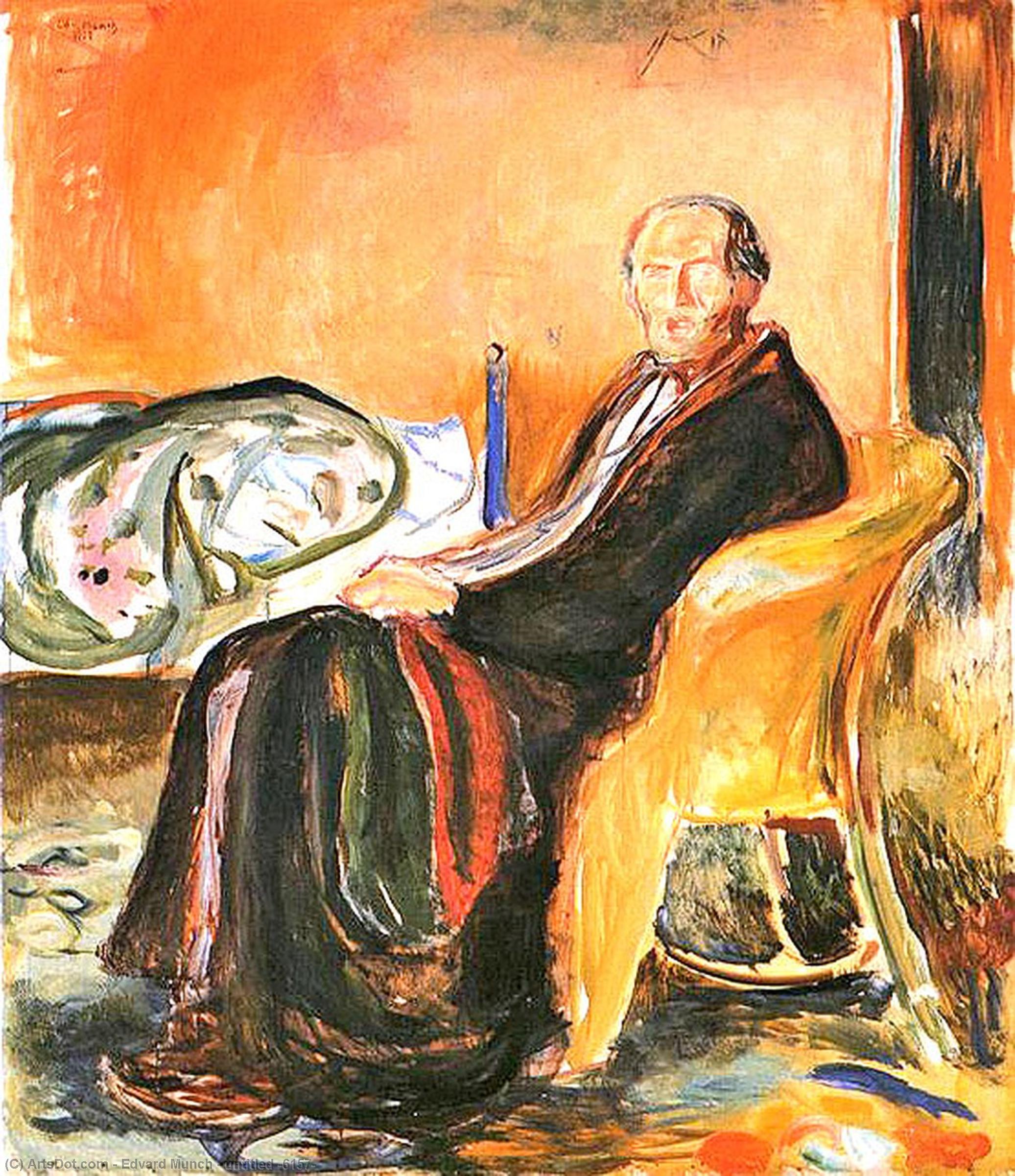 Wikoo.org - موسوعة الفنون الجميلة - اللوحة، العمل الفني Edvard Munch - untitled (6157)