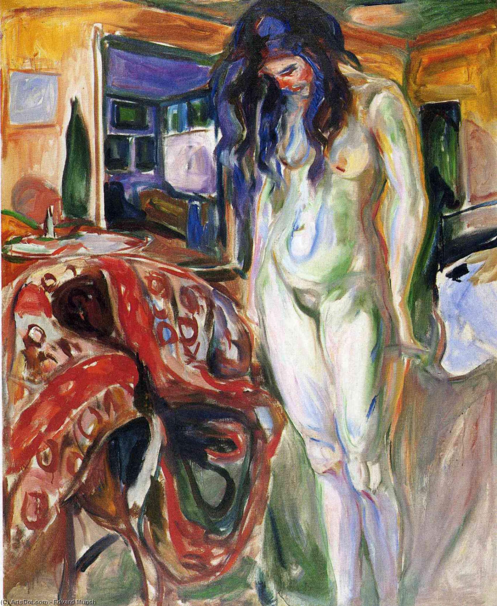 Wikioo.org - สารานุกรมวิจิตรศิลป์ - จิตรกรรม Edvard Munch - untitled (2418)