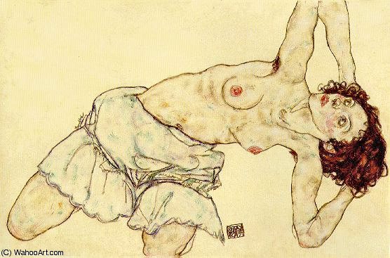 Wikioo.org - The Encyclopedia of Fine Arts - Painting, Artwork by Egon Schiele - untitled (3117)