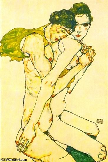 Wikioo.org - The Encyclopedia of Fine Arts - Painting, Artwork by Egon Schiele - untitled (2264)
