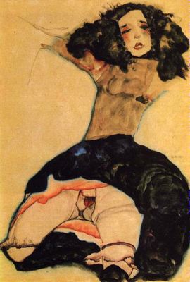 Wikioo.org - The Encyclopedia of Fine Arts - Painting, Artwork by Egon Schiele - untitled (2996)