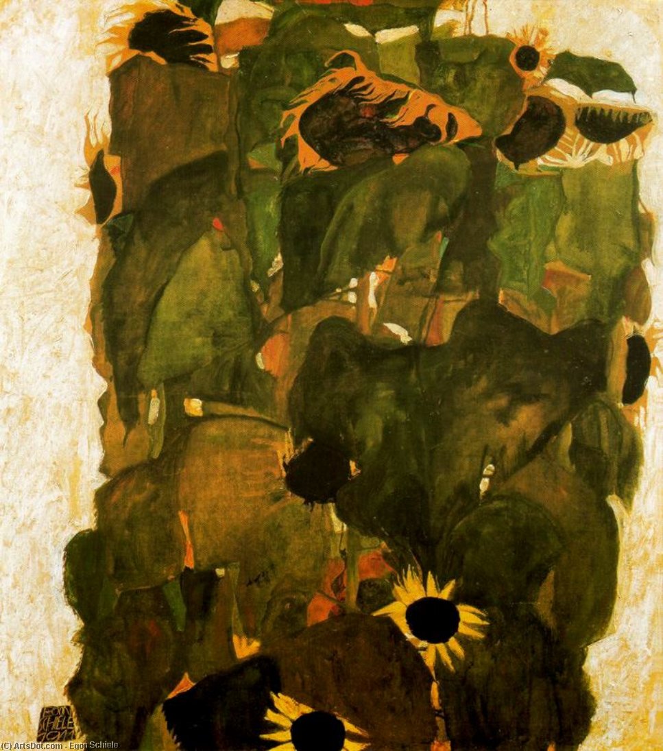 Wikioo.org – La Enciclopedia de las Bellas Artes - Pintura, Obras de arte de Egon Schiele - Sin título 4219