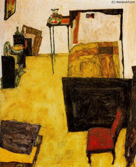 Wikioo.org - The Encyclopedia of Fine Arts - Painting, Artwork by Egon Schiele - untitled (8810)