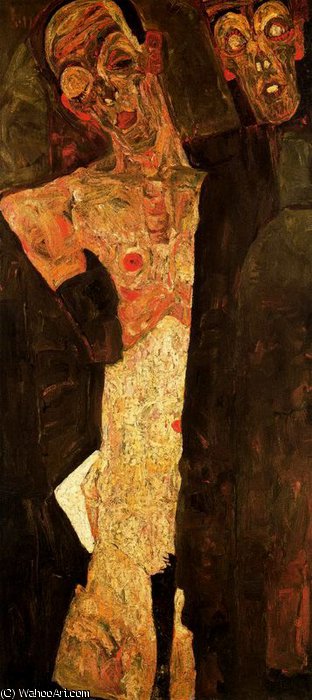 Wikioo.org - The Encyclopedia of Fine Arts - Painting, Artwork by Egon Schiele - untitled (3825)