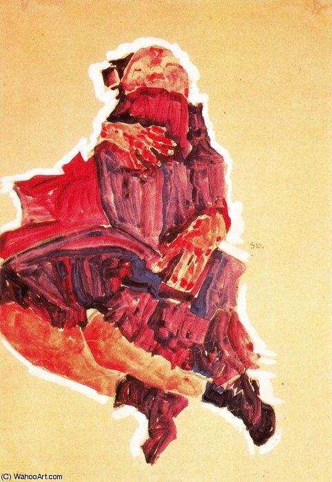 Wikioo.org - The Encyclopedia of Fine Arts - Painting, Artwork by Egon Schiele - untitled (7305)