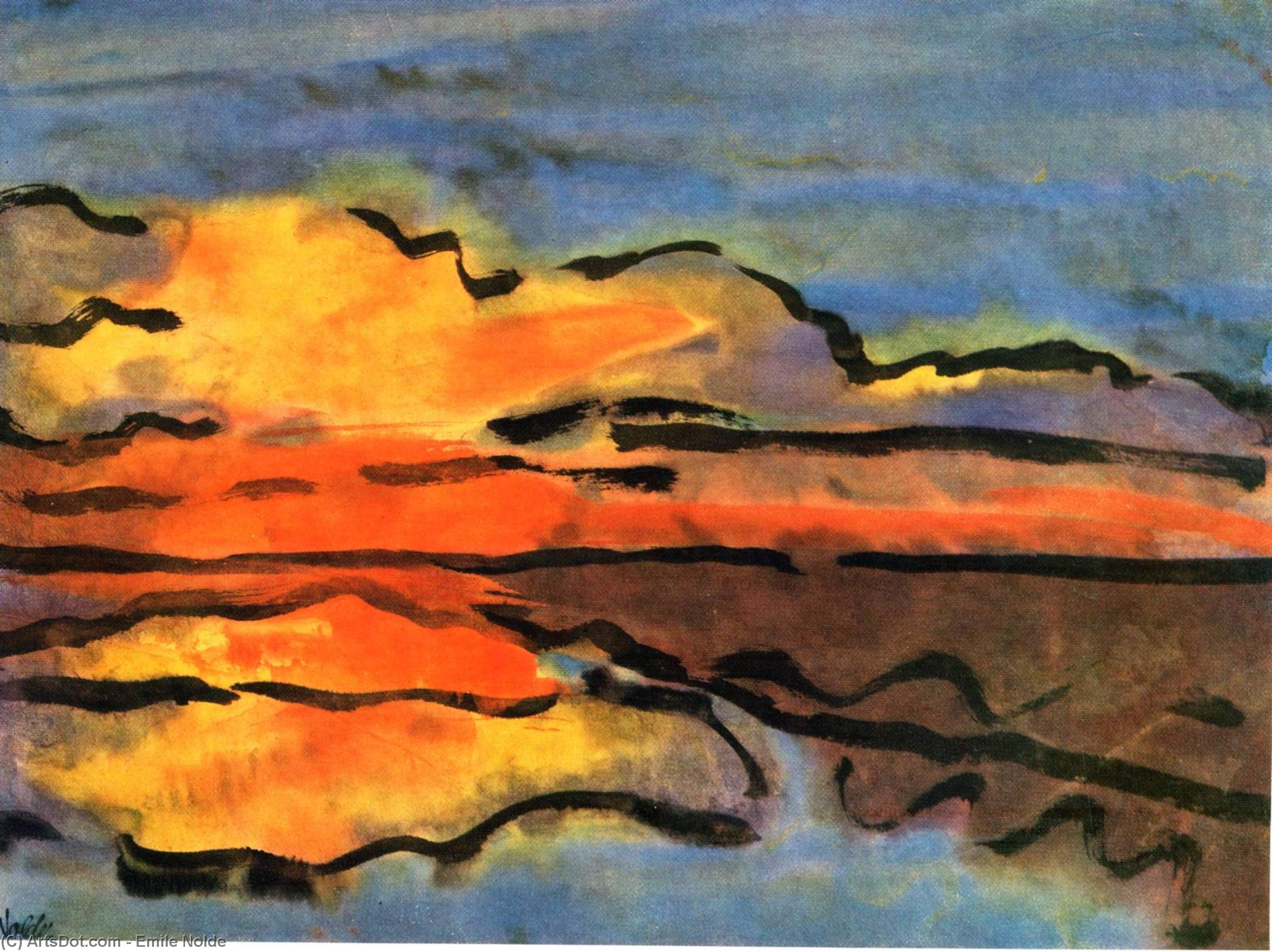 Wikioo.org - The Encyclopedia of Fine Arts - Painting, Artwork by Emile Nolde - untitled (1534)