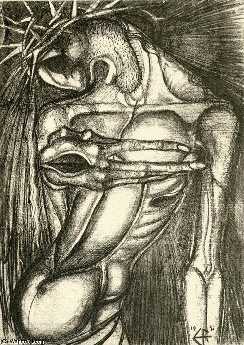 Wikioo.org - The Encyclopedia of Fine Arts - Painting, Artwork by Ernst Fuchs - untitled (9465)