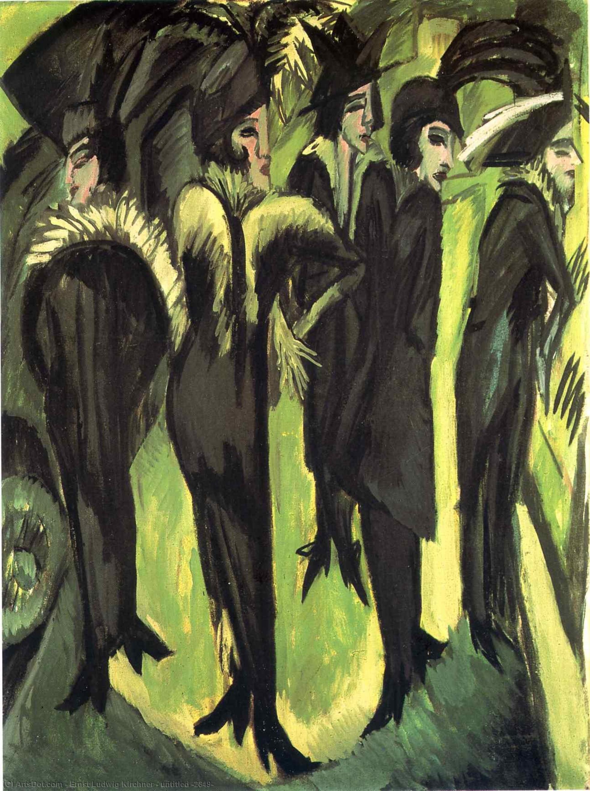 Wikoo.org - موسوعة الفنون الجميلة - اللوحة، العمل الفني Ernst Ludwig Kirchner - untitled (2849)