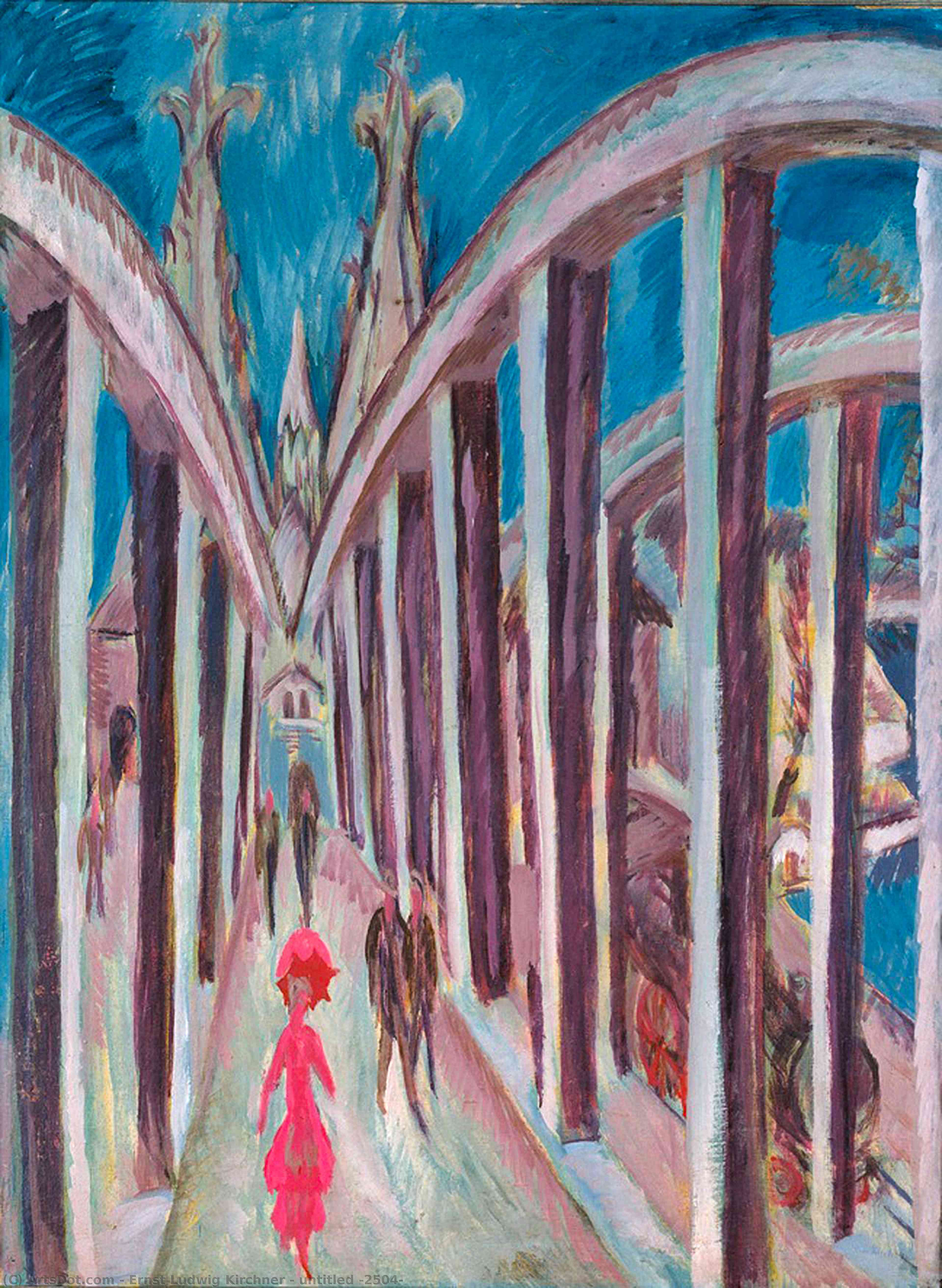 Wikioo.org - Die Enzyklopädie bildender Kunst - Malerei, Kunstwerk von Ernst Ludwig Kirchner - ohne titel 2504
