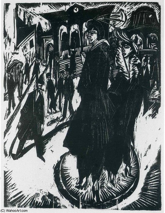 WikiOO.org - Encyclopedia of Fine Arts - Maľba, Artwork Ernst Ludwig Kirchner - untitled (5832)