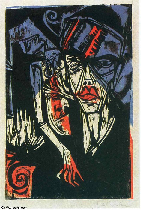 Wikioo.org - The Encyclopedia of Fine Arts - Painting, Artwork by Ernst Ludwig Kirchner - untitled (337)
