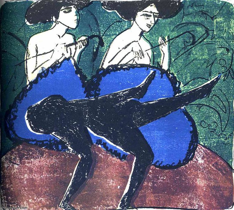 Wikioo.org - Die Enzyklopädie bildender Kunst - Malerei, Kunstwerk von Ernst Ludwig Kirchner - ohne titel 5724