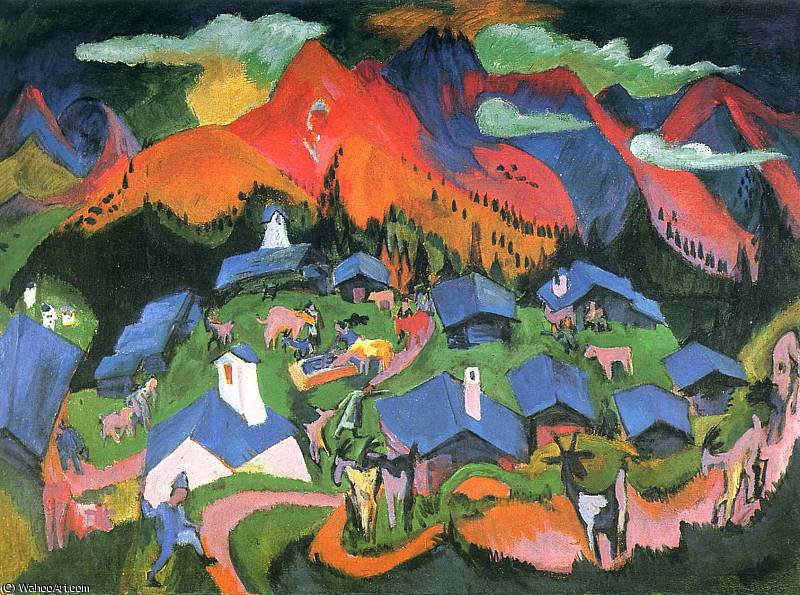 Wikioo.org - The Encyclopedia of Fine Arts - Painting, Artwork by Ernst Ludwig Kirchner - untitled (5149)