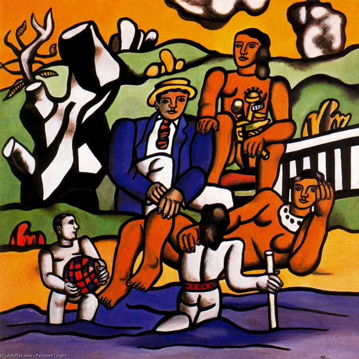Wikioo.org - The Encyclopedia of Fine Arts - Painting, Artwork by Fernand Leger - untitled (216)