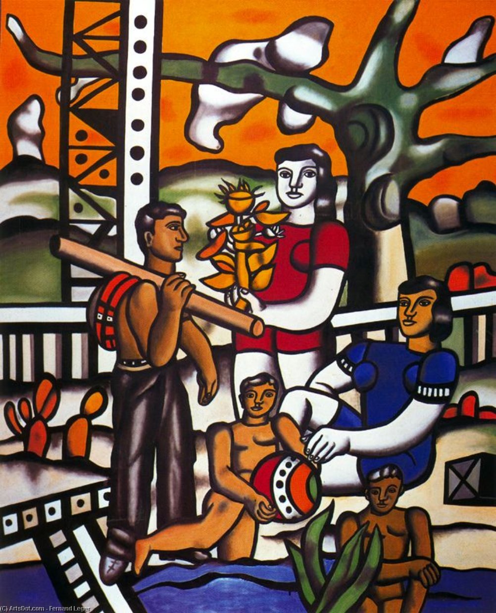 Wikioo.org - The Encyclopedia of Fine Arts - Painting, Artwork by Fernand Leger - untitled (41)
