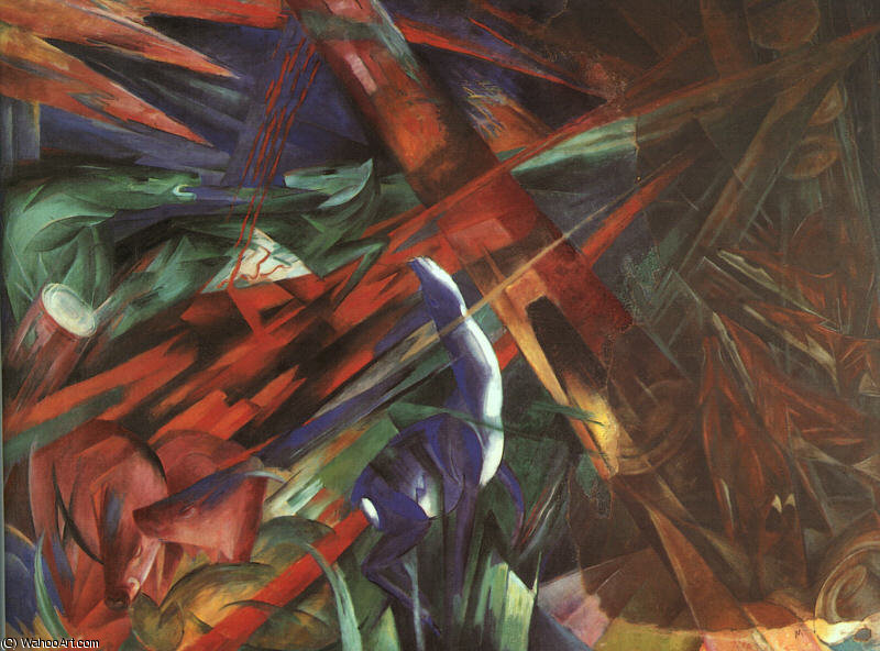 Wikioo.org - The Encyclopedia of Fine Arts - Painting, Artwork by Franz Marc - untitled (9371)