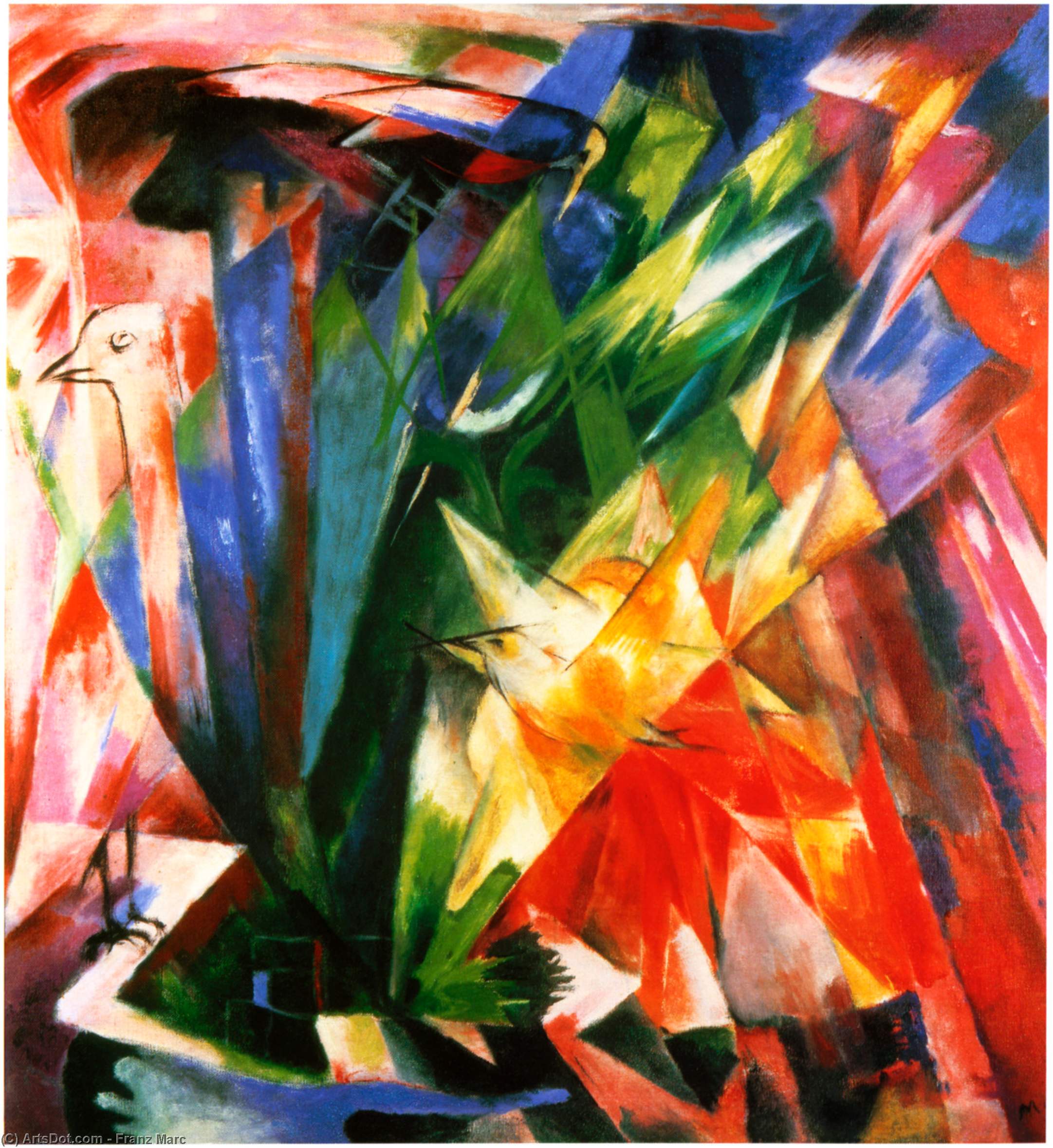Wikioo.org - The Encyclopedia of Fine Arts - Painting, Artwork by Franz Marc - untitled (3212)