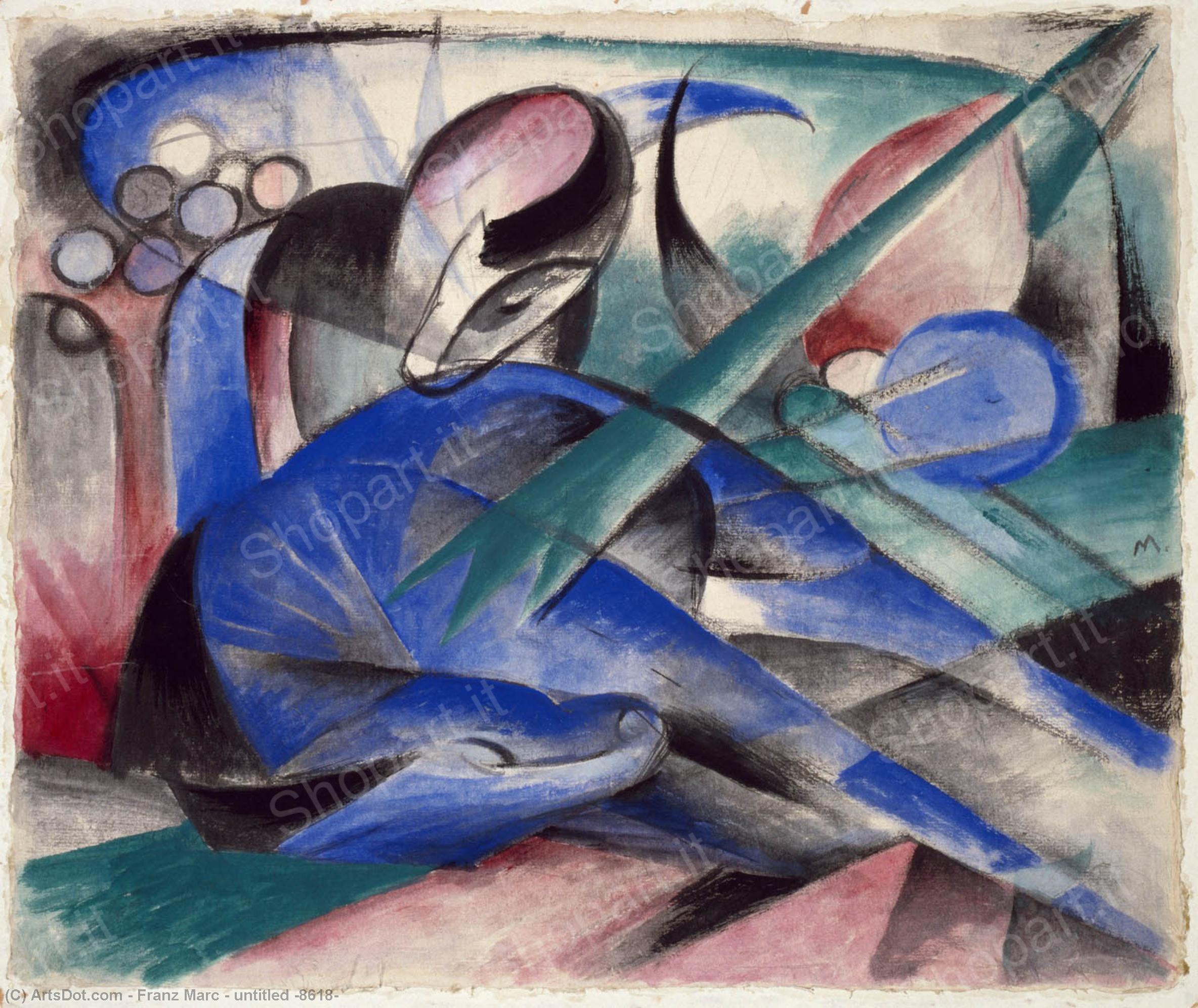 Wikioo.org - The Encyclopedia of Fine Arts - Painting, Artwork by Franz Marc - untitled (8618)