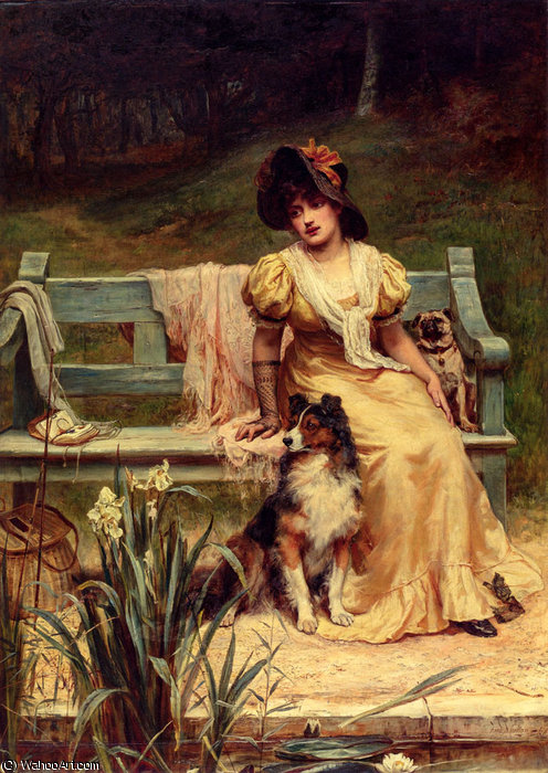 Wikioo.org - The Encyclopedia of Fine Arts - Painting, Artwork by Frederick Morgan - untitled (9424)