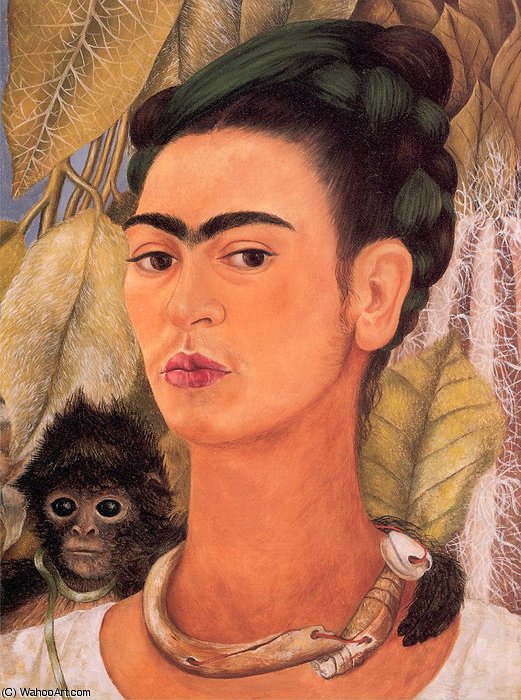 WikiOO.org - Encyclopedia of Fine Arts - Maľba, Artwork Frida Kahlo - untitled (6361)
