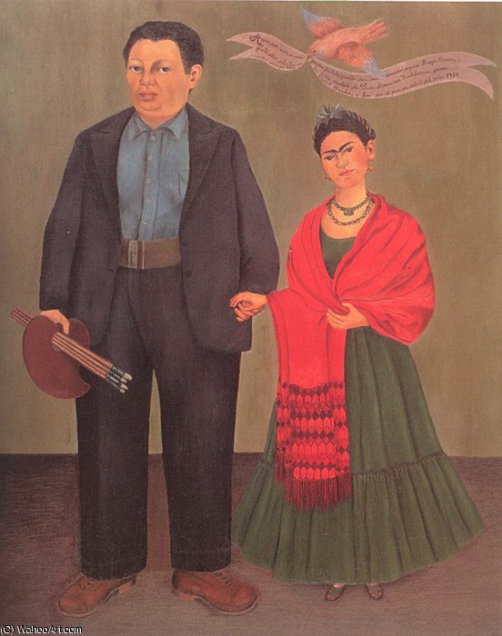 WikiOO.org – 美術百科全書 - 繪畫，作品 Frida Kahlo - 无 4915