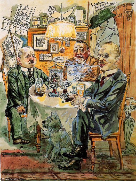 Wikioo.org - The Encyclopedia of Fine Arts - Painting, Artwork by George Grosz - untitled (5853)