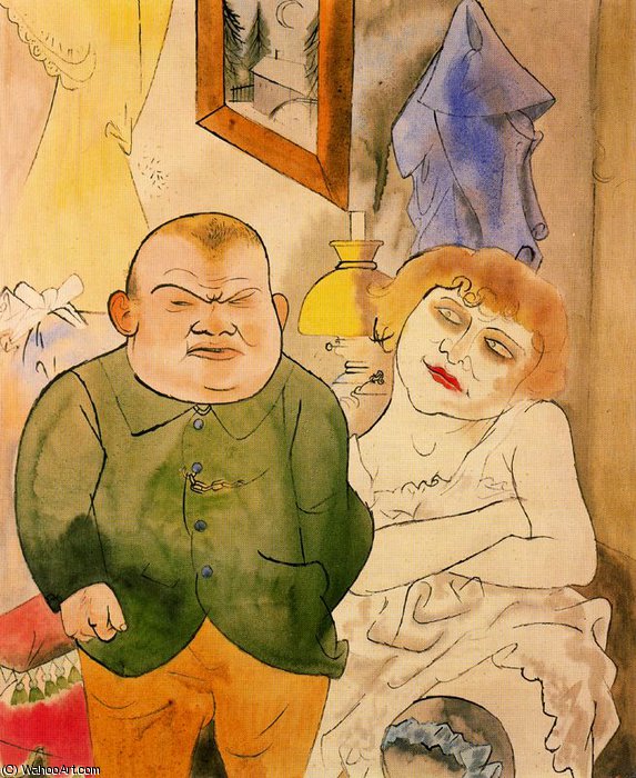 Wikioo.org - The Encyclopedia of Fine Arts - Painting, Artwork by George Grosz - untitled (8871)