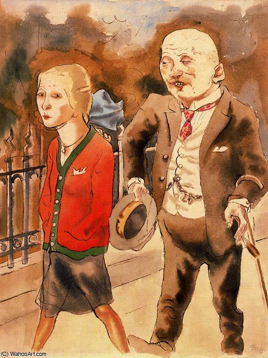 Wikioo.org - The Encyclopedia of Fine Arts - Painting, Artwork by George Grosz - untitled (5870)