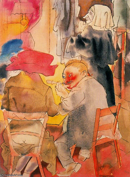 Wikioo.org - The Encyclopedia of Fine Arts - Painting, Artwork by George Grosz - untitled (3632)