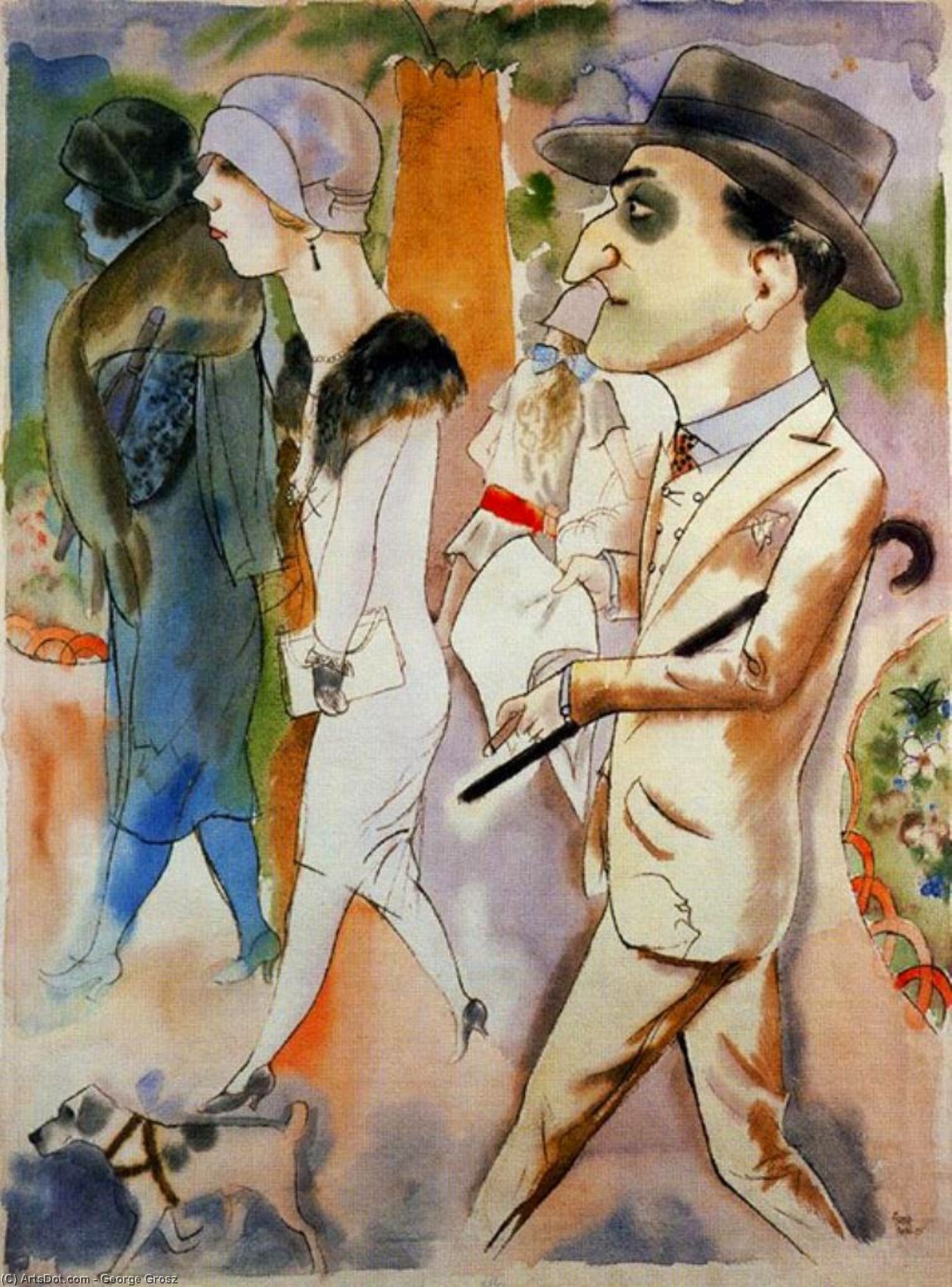 WikiOO.org - Енциклопедия за изящни изкуства - Живопис, Произведения на изкуството George Grosz - untitled (71)