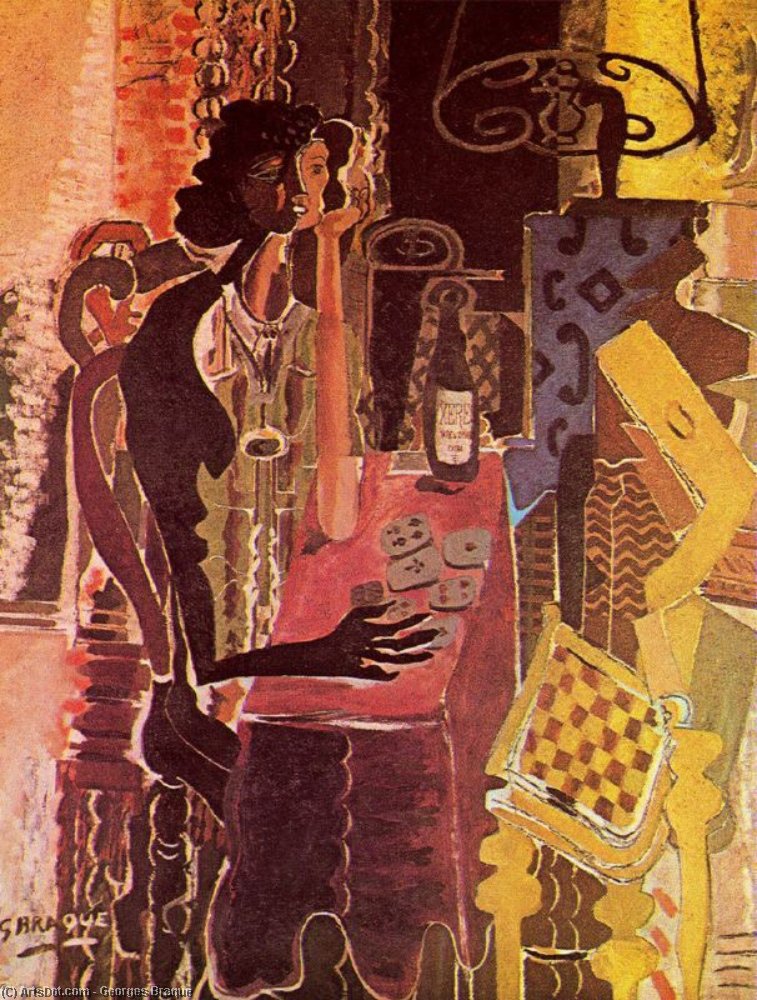 WikiOO.org - 百科事典 - 絵画、アートワーク Georges Braque - 無題 928